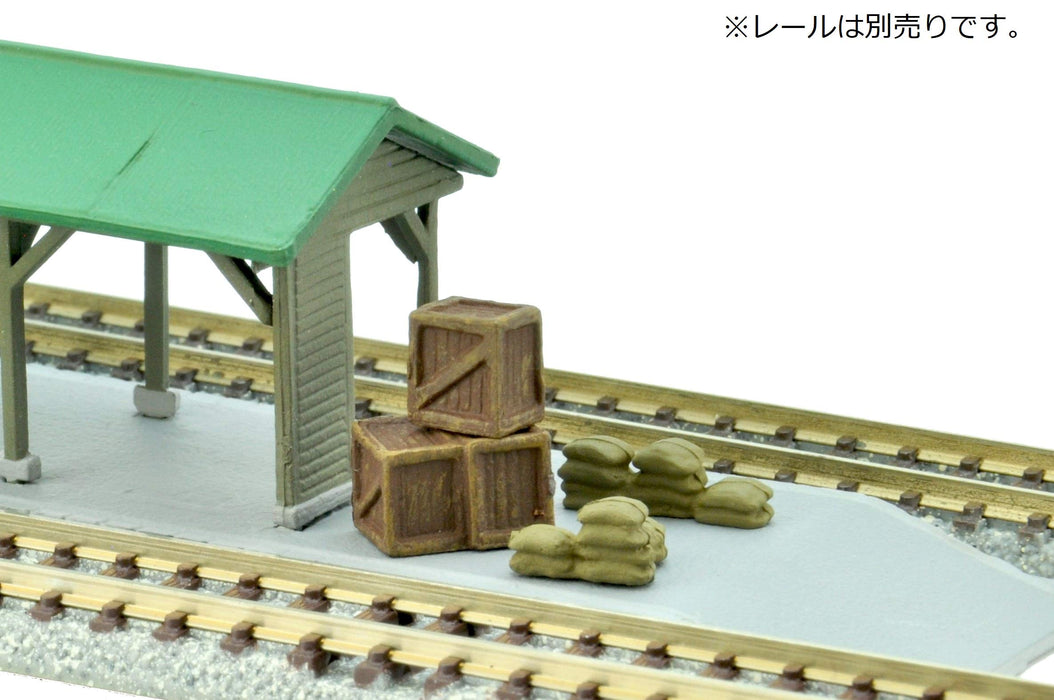 Tomytec Building Collection Station C4 Low Platform for Cargo Kenkore 022-4 Diorama Supplies- Japan Figure Store - #1 Bring To You The Best Japanese Goods