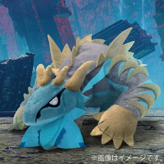 Capcom Monster Hunter Rise Sunbreak Deformed Stuffed Toy Gaiaderm Japan H200Xw170Xd230Mm Polyester- Japan Figure Store - #1 Bring To You The Best Japanese Goods