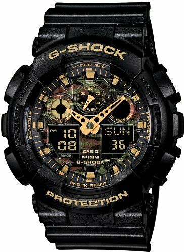 Casio G-shock Camouflage Dial Series Ga-100cf-1a9jf Men's Watch - Japan Figure