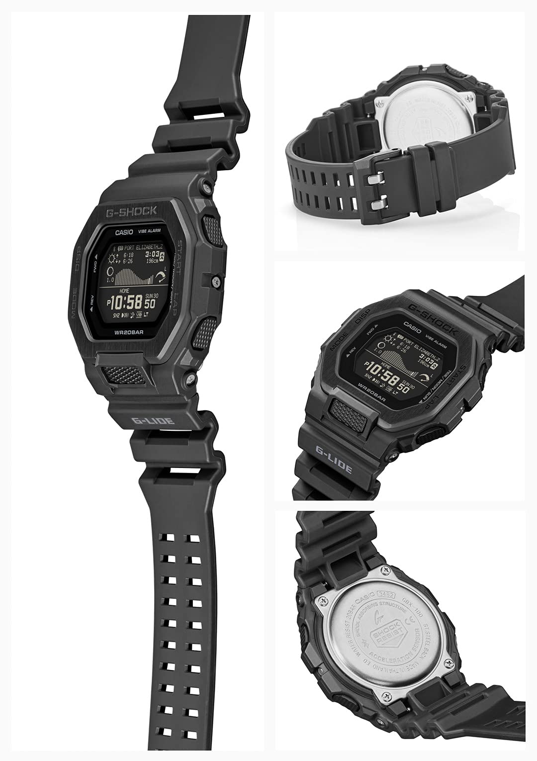 Casio G-Shock G-Lide GBX-100NS-1JF Men's Black Watch - Genuine Domestic Product- Japan Figure Store - #1 Bring To You The Best Japanese Goods