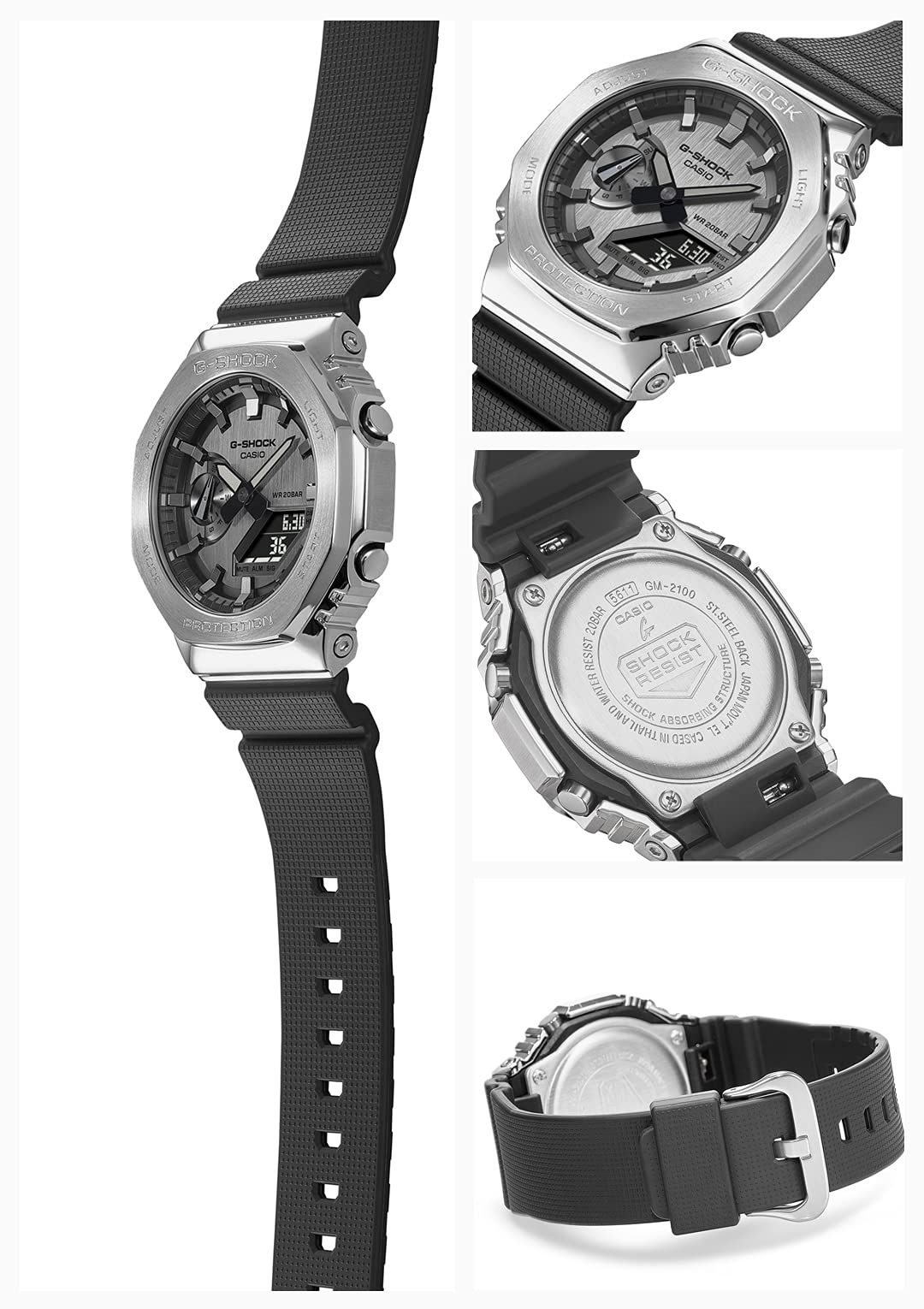 Casio G-Shock GM-2100-1AJF Men's Black Watch Metal Covered Domestic Genuine Product- Japan Figure Store - #1 Bring To You The Best Japanese Goods