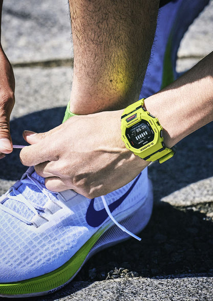 Casio G-Shock GBD-200-9JF Men's Durable Watch in Vibrant Yellow- Japan Figure Store - #1 Bring To You The Best Japanese Goods