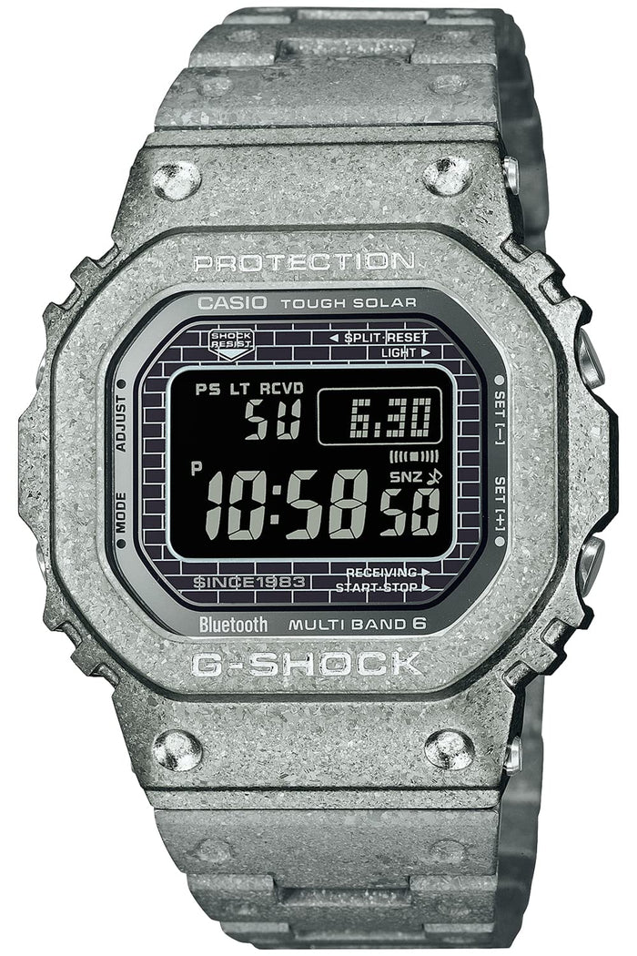Casio G-Shock 40th Anniversary Edition Silver Watch GMW-B5000PS - Full Metal Radio Solar Bluetooth- Japan Figure Store - #1 Bring To You The Best Japanese Goods