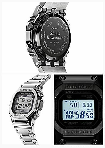 Casio Gmw-b5000d-1jf G-shock Bluetooth Watch Men's Silver Jp Model- Japan Figure Store - #1 Bring To You The Best Japanese Goods