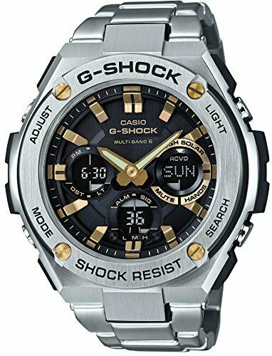 Casio G-shock G-steel Gst-w110d-1a9jf Solar Radio Men's Watch In Box- Japan Figure Store - #1 Bring To You The Best Japanese Goods