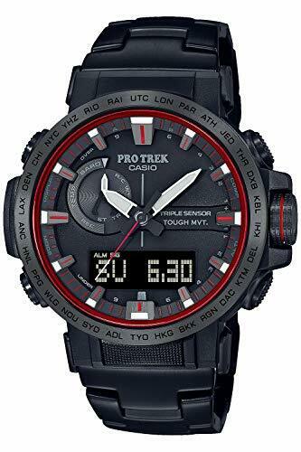 Casio Pro Trek Prw-60yt-1jf Firefall Solar Radio Men's Watch In Box - Japan Figure