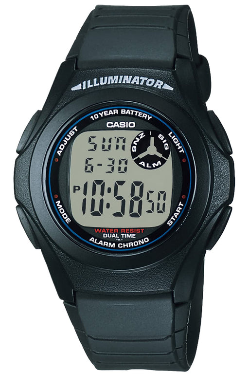 Casio F-200W-1Ajh Mens Black Watch- Japan Figure Store - #1 Bring To You The Best Japanese Goods