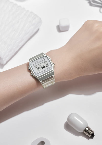 Casio F-91Ws-7Jh White Collection Domestic Genuine- Japan Figure Store - #1 Bring To You The Best Japanese Goods