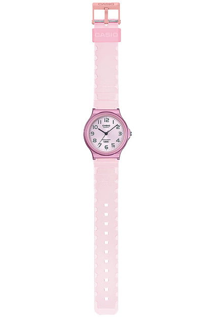 Casio MQ-24S-4BJF Unisex Clear Pink Watch- Japan Figure Store - #1 Bring To You The Best Japanese Goods