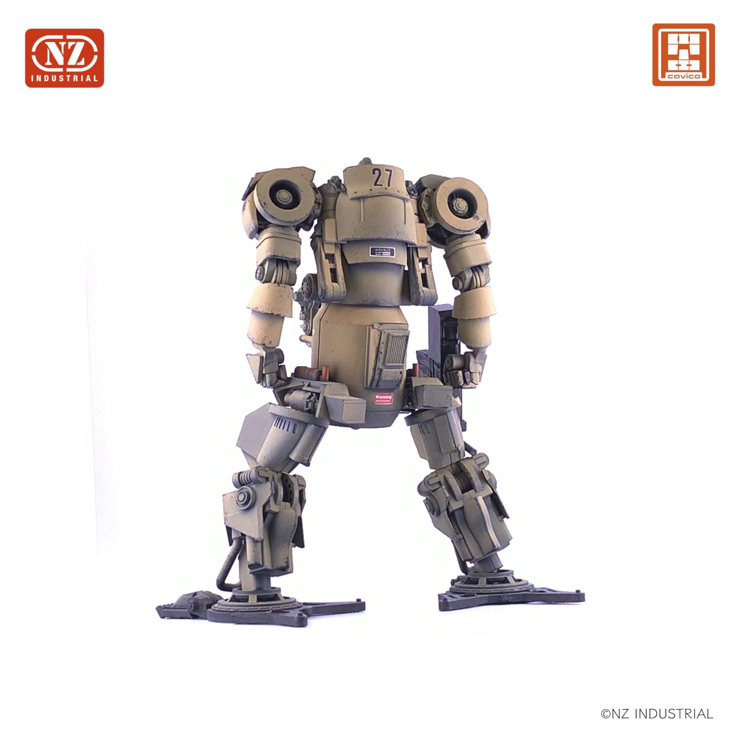 CAVICO 1/35 Iii Humanoid Heavy Duty Machine Late Production Dark Yellow Plastic Model- Japan Figure Store - #1 Bring To You The Best Japanese Goods