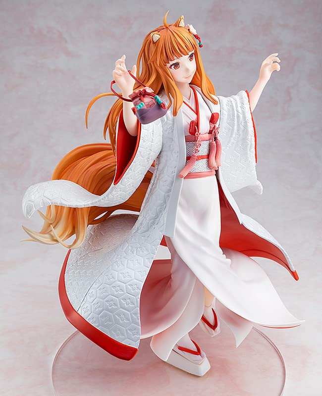 KADOKAWA Caworks Spice And Wolf Holo: Wedding Kimono Ver. 1/7 Figure Spice And Wolf- Japan Figure Store - #1 Bring To You The Best Japanese Goods
