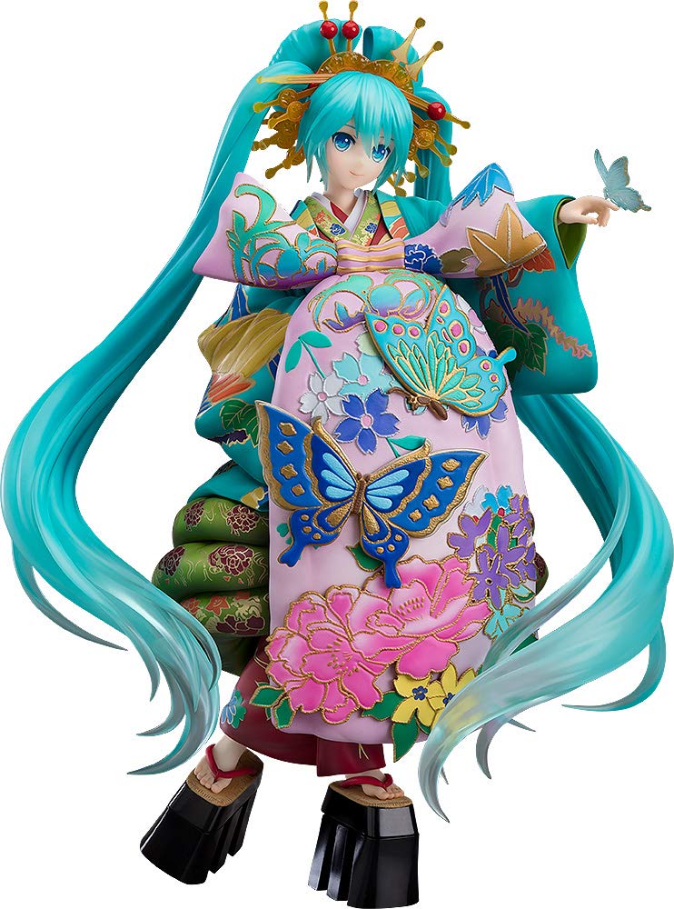 Good Smile Company 1/7 Scale Hatsune Miku Super Kabuki Kagai Shigo Kagami Figure Japan- Japan Figure Store - #1 Bring To You The Best Japanese Goods