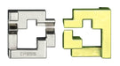 HANAYAMA 07545 Cast Huzzle Puzzle Cast Cross- Japan Figure Store - #1 Bring To You The Best Japanese Goods