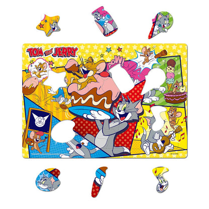 TENYO Bc40-800 Jigsaw Puzzle Tom And Jerry Always Causing A Ruckus 40 Pieces Child Puzzle- Japan Figure Store - #1 Bring To You The Best Japanese Goods
