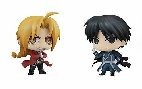 Chimi Mega Buddy Series! Fullmetal Alchemist Edward Elric & Roy Mustang Set - Japan Figure