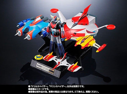 Chogokin Gx-76x2 Grendizer D.c. Drill Spazer & Marine Spazer Set Figure Bandai- Japan Figure Store - #1 Bring To You The Best Japanese Goods
