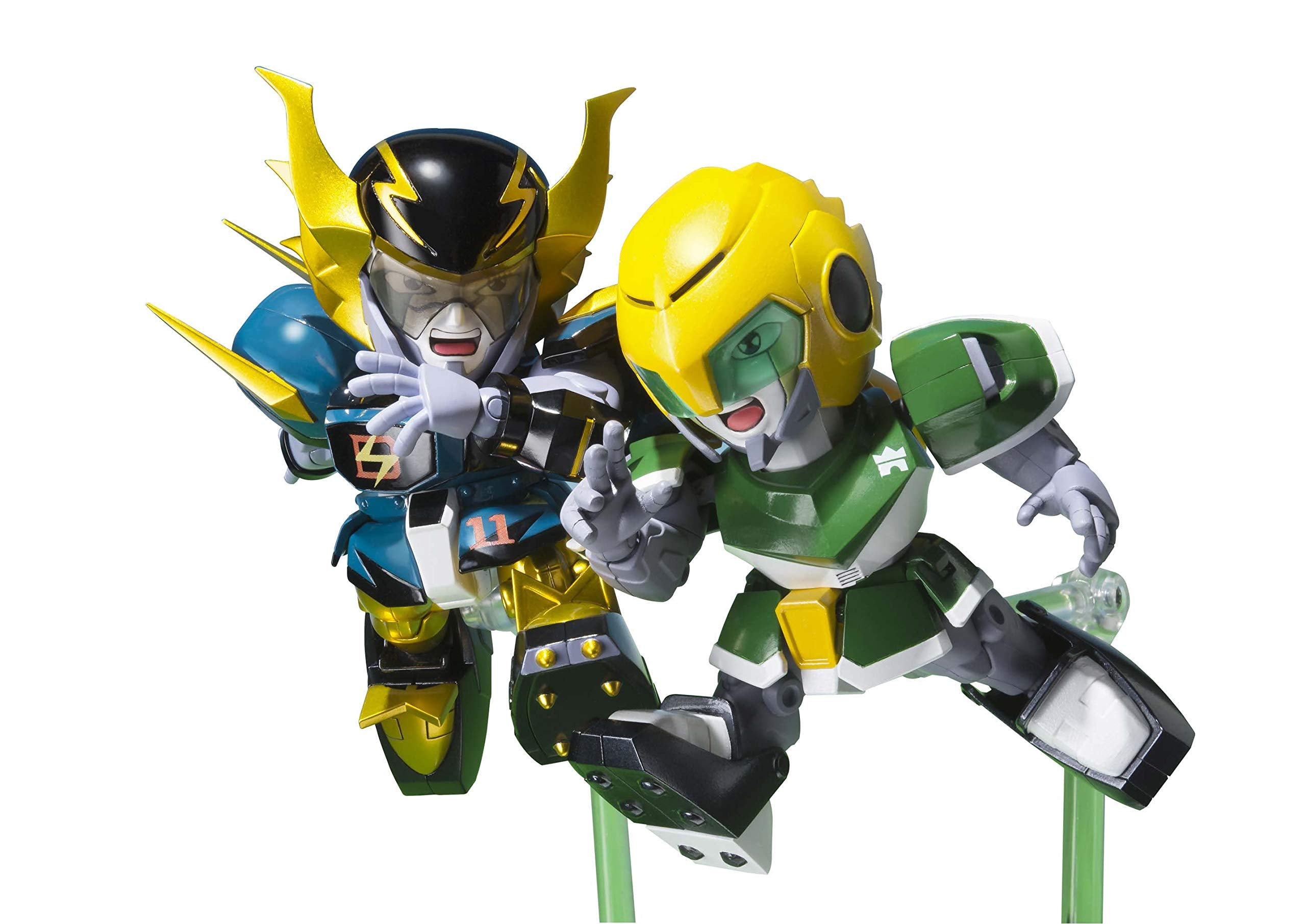 BANDAI Chogokin Iron Leaguer Mach Windy & Gold Foot Figure- Japan Figure Store - #1 Bring To You The Best Japanese Goods