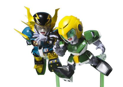 BANDAI Chogokin Iron Leaguer Mach Windy & Gold Foot Figure- Japan Figure Store - #1 Bring To You The Best Japanese Goods