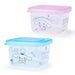 SANRIO Mini Food Container Storage Container Set Of 2 Cinnamoroll- Japan Figure Store - #1 Bring To You The Best Japanese Goods