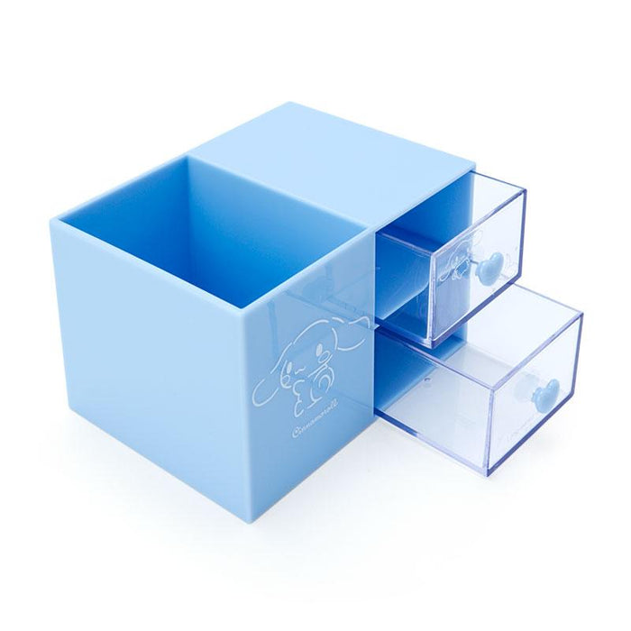 Sanrio Cinnamoroll Plastic Chest With Pen Stand (Calm Color)- Japan Figure Store - #1 Bring To You The Best Japanese Goods