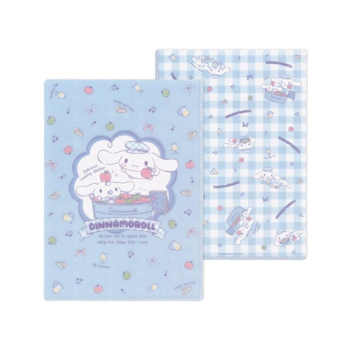 Japan M-Plan Cinnamoroll B5 Shijiki File Sanrio New Semester Stationery- Japan Figure Store - #1 Bring To You The Best Japanese Goods
