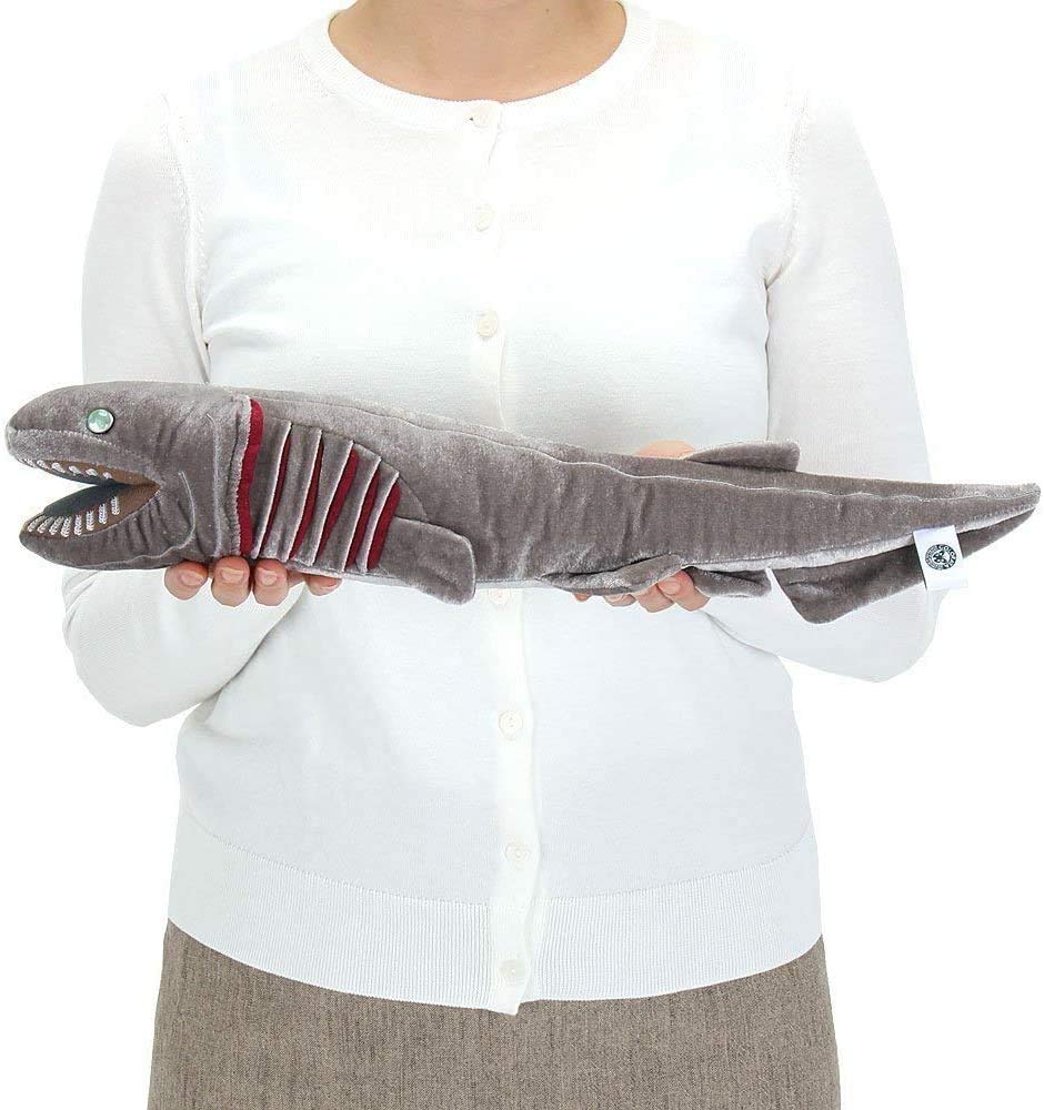 Colorata Loveka Frilled Shark Plush Toy 50x12x8.5cm- Japan Figure Store - #1 Bring To You The Best Japanese Goods