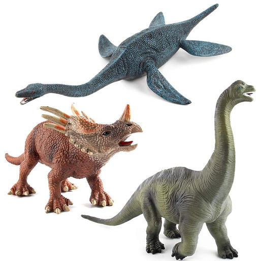 Corper Toys Dinosaur 3pc Set: Styracosaurus Plesiosaur Brachiosaurus- Japan Figure Store - #1 Bring To You The Best Japanese Goods
