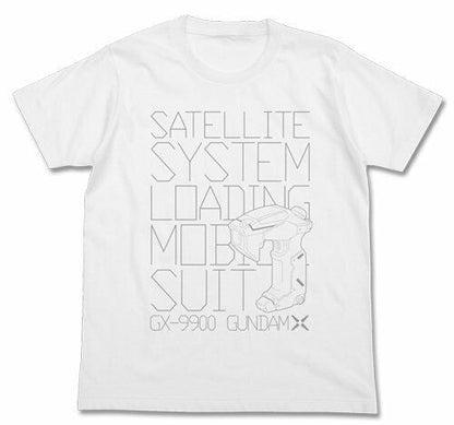 Cospa After War Gundam X Satellite System T-shirt White M Size- Japan Figure Store - #1 Bring To You The Best Japanese Goods