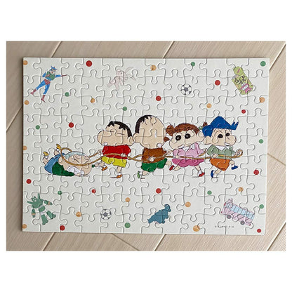 APPLEONE Kyst2889Em Jigsaw Puzzle Crayon Shin-Chan Kasukabe Defense Corps 108 Pieces- Japan Figure Store - #1 Bring To You The Best Japanese Goods