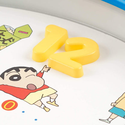 T'S FACTORY Crayon Shin-Chan Wall Clock Blue- Japan Figure Store - #1 Bring To You The Best Japanese Goods