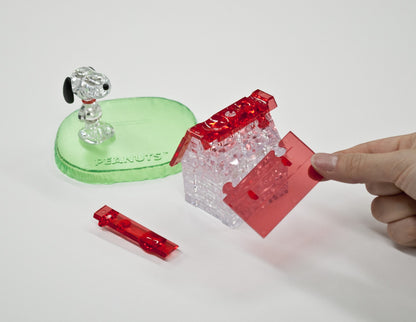 Beverly 483809 Crystal 3D Puzzle Snoopy House (51 Pieces) Snoopy 3D Crystal Puzzle- Japan Figure Store - #1 Bring To You The Best Japanese Goods