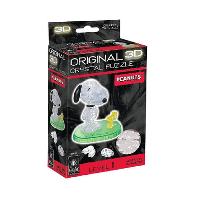 Beverly Snoopy & Woodstock Licensed Crystal Puzzle Snoopy 3D Puzzle Block Toy- Japan Figure Store - #1 Bring To You The Best Japanese Goods