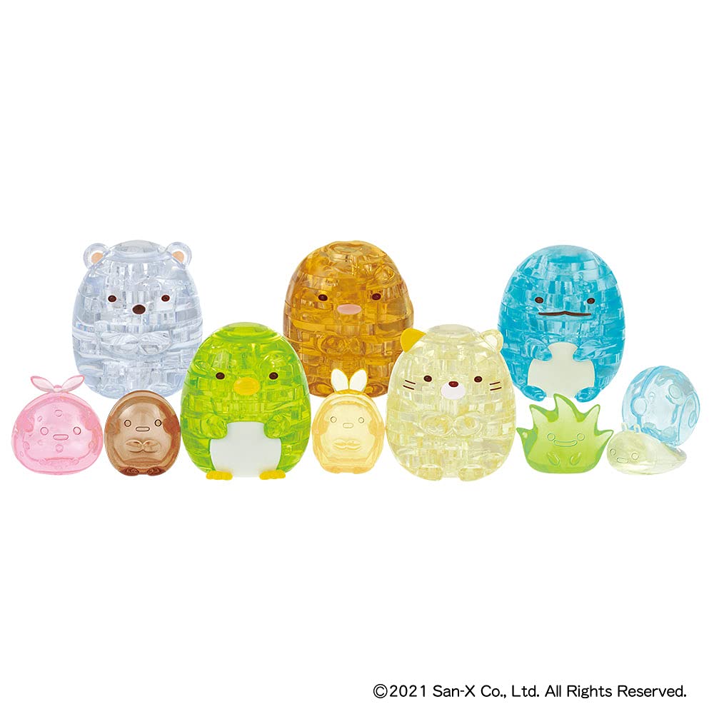 BEVERLY 50280 Crystal 3D Puzzle Sumikko Gurashi Gathered Together 90 Pieces- Japan Figure Store - #1 Bring To You The Best Japanese Goods
