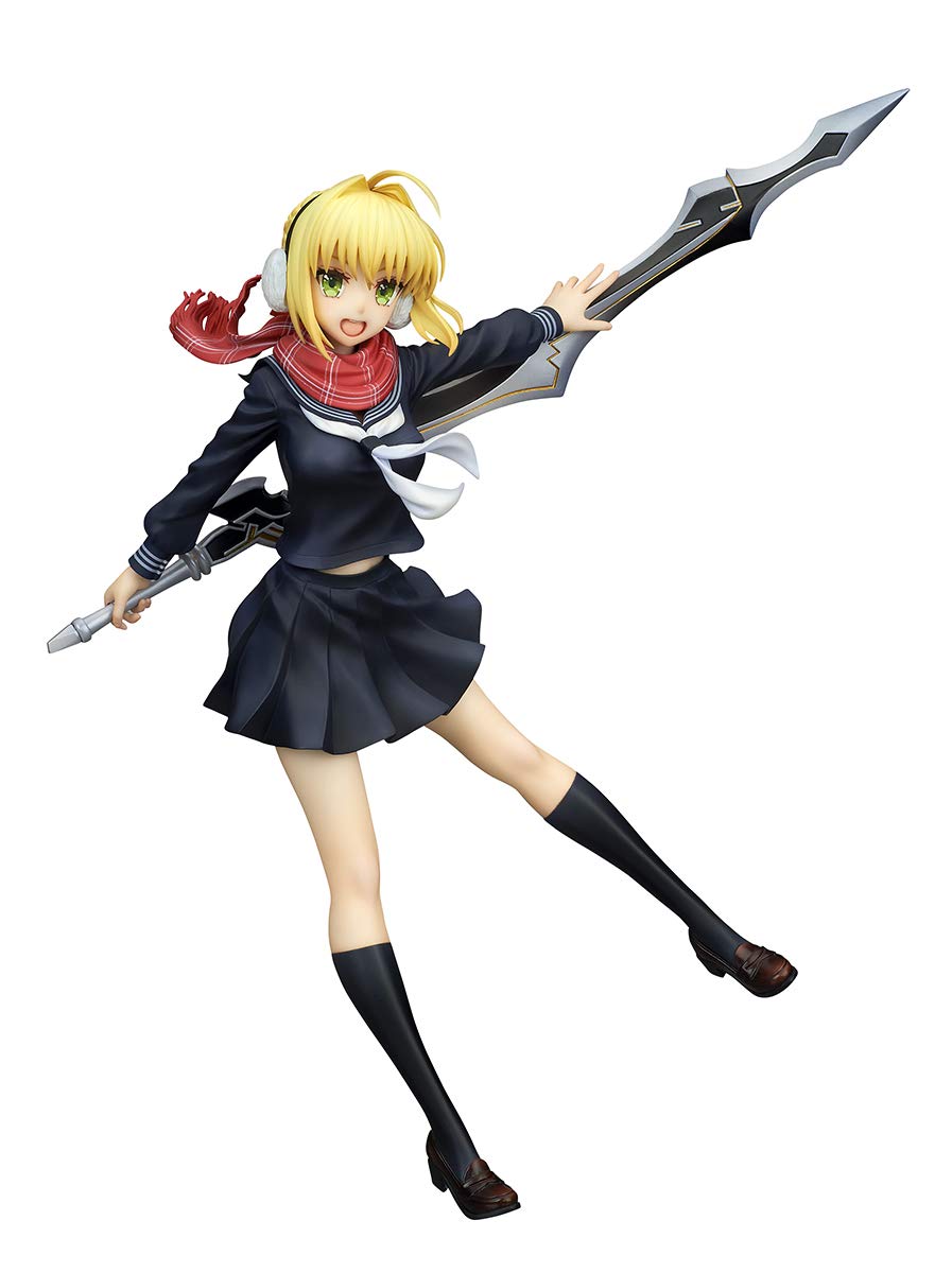 Quesq Fate/Extella Link Nero Claudius Winter Rome Costume Figure 1/7 Scale Japan- Japan Figure Store - #1 Bring To You The Best Japanese Goods