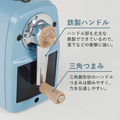 Carl Desktop Pencil Sharpener Angel 5 Royal 3 Cream Blue- Japan Figure Store - #1 Bring To You The Best Japanese Goods