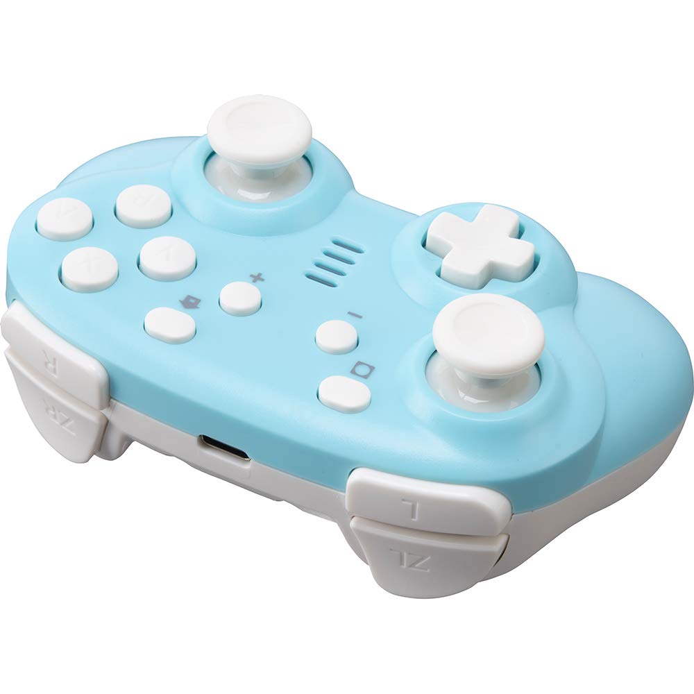 Cyber Gadget Mini Wireless Gyro Controller for Switch - Light Blue X Cream- Japan Figure Store - #1 Bring To You The Best Japanese Goods