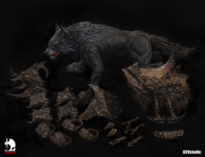 D20 Studio Battle Wolf Tetsujin Standard Edition (Black) - Completed Figure From Japan- Japan Figure Store - #1 Bring To You The Best Japanese Goods