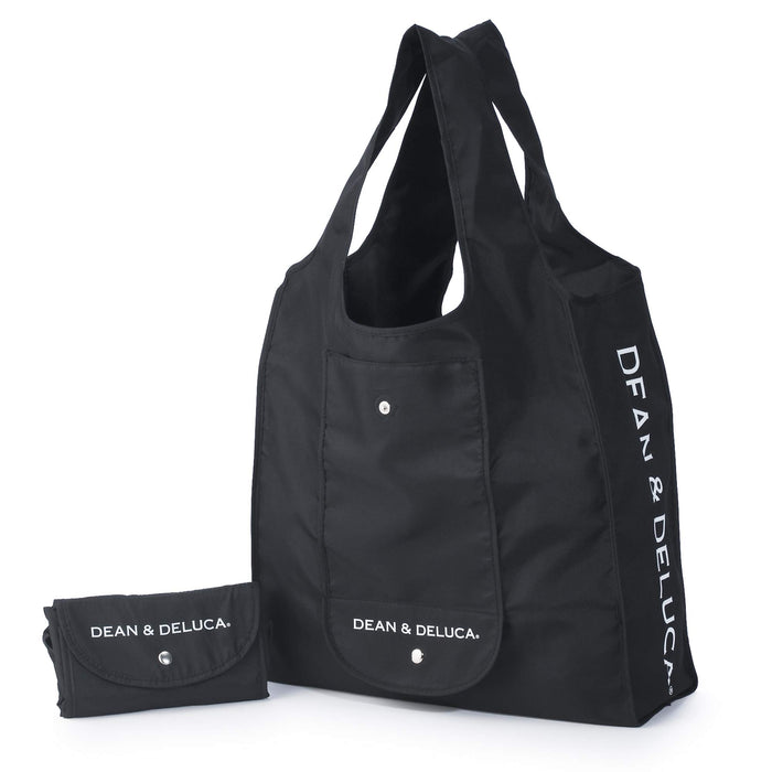 Dean & Deluca Eco Bag Foldable Lightweight Compact Plastic Japan - Black Shopping Bag- Japan Figure Store - #1 Bring To You The Best Japanese Goods