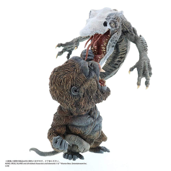 Defo-Real Series King Kong: Skull Island Giant Kong Vs. Skull Crawler Height Approx 200Mm Pvc Painted Finished Figure- Japan Figure Store - #1 Bring To You The Best Japanese Goods