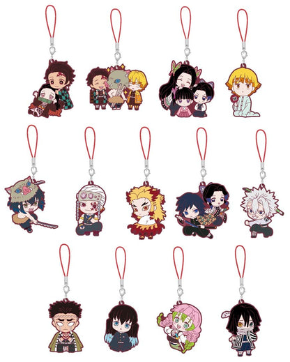 BANDAI CANDY Demon Slayer: Kimetsu No Yaiba Metsu! Capsule Rubber Mascot 5 18Pack Box- Japan Figure Store - #1 Bring To You The Best Japanese Goods