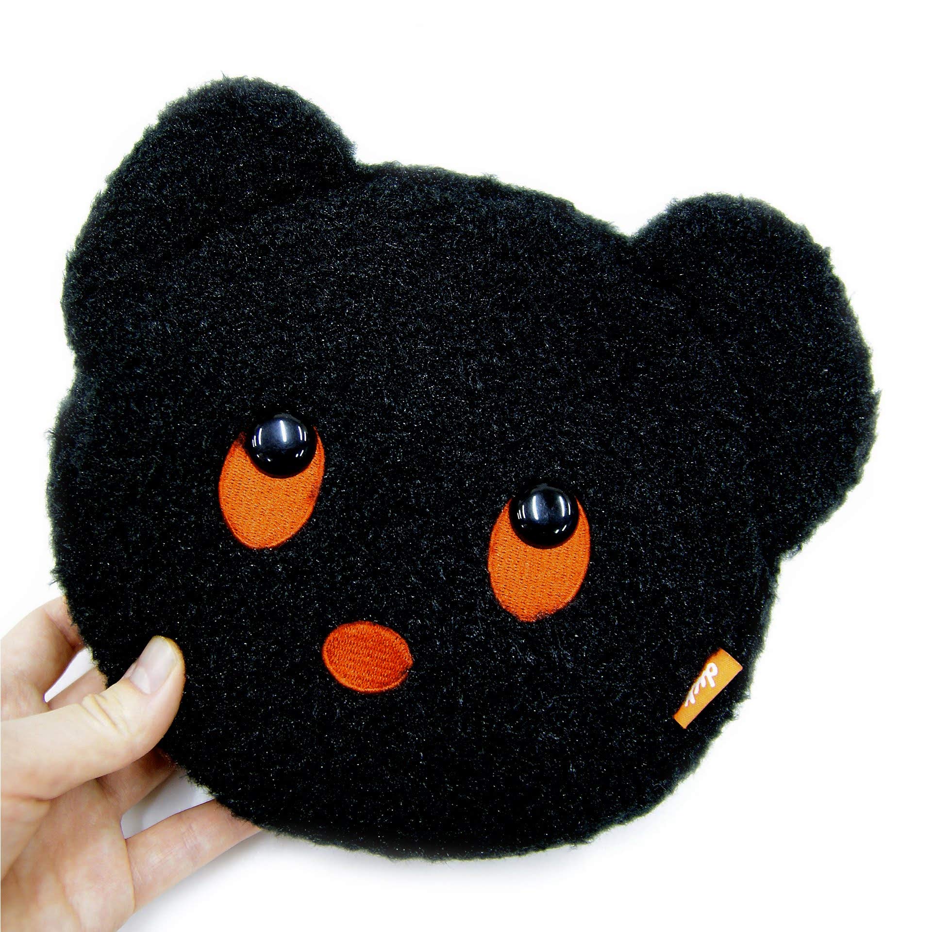 Sekiguchi Dick Bruna Black Bear Face Stuffed Toy Pouch 18cm Length - 600190- Japan Figure Store - #1 Bring To You The Best Japanese Goods