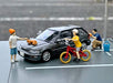 TOMYTEC Diorama Collection 1/64 Car Snap 02B Car Wash Minicar- Japan Figure Store - #1 Bring To You The Best Japanese Goods