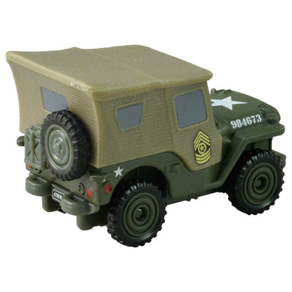 Takara Tomy Tomica Disney Cars Sarge (Standard Type) Japanese Disney Car Toys- Japan Figure Store - #1 Bring To You The Best Japanese Goods