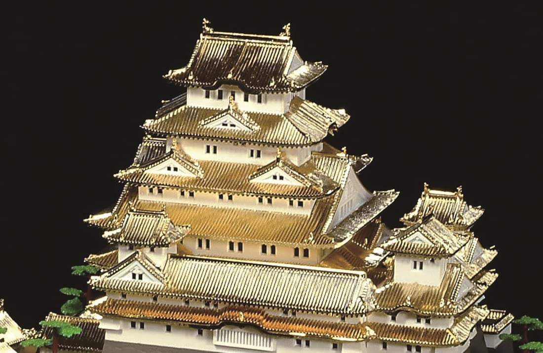Doyusha 1/380 Japanese Famous Castle Deluxe Gold Himeji Castle Plastic Model Dg-1- Japan Figure Store - #1 Bring To You The Best Japanese Goods