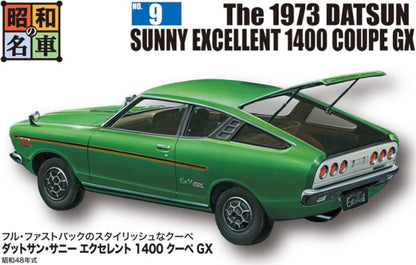 Doyusha Japan Showa Nostalgic Hero Series No.9 Datsun Sunny 1400 Coupe Gx Plastic Model- Japan Figure Store - #1 Bring To You The Best Japanese Goods