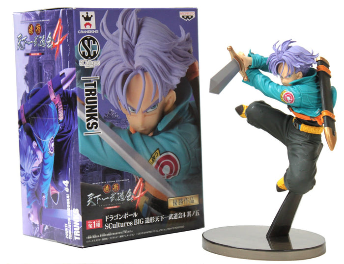 Banpresto Dragon Ball Scultures Big Zoukei Tenkaichi Budokai 4 No.5 Trunks Japan Figure 180Mm- Japan Figure Store - #1 Bring To You The Best Japanese Goods