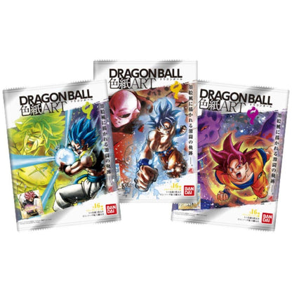 BANDAI CANDY Dragon Ball Shikishi Art Ver.9 10Pack Box Candy Toy- Japan Figure Store - #1 Bring To You The Best Japanese Goods