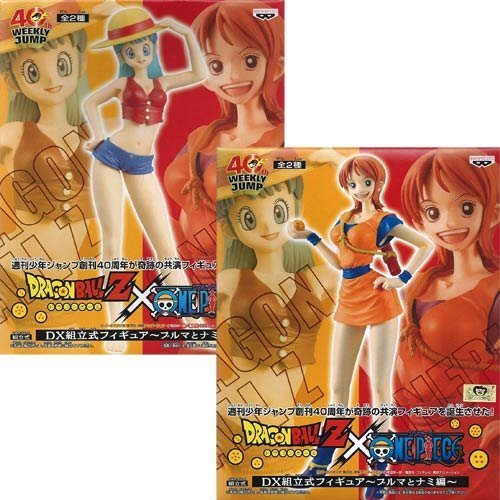 Banpresto Japan Dragon Ball Z One Piece Dx Assembly Type Bulma Nami Edition Set- Japan Figure Store - #1 Bring To You The Best Japanese Goods