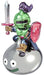 Dragon Quest Metalic Monsters Gallery Metal Rider Figure - Japan Figure