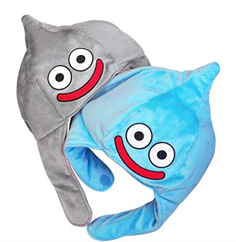 Square Enix Dragon Quest Smile Slime Plush Cap Blue - Dragon Quest Plush Cap- Japan Figure Store - #1 Bring To You The Best Japanese Goods